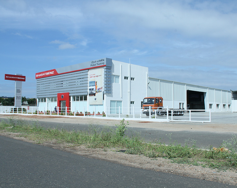 Daimler Benz Truck Showroom